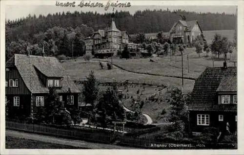 Ak Altenau Clausthal Zellerfeld im Oberharz, Hotel Waldgarten