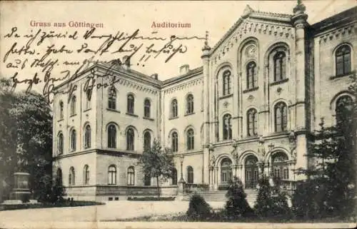 Ak Göttingen in Niedersachsen, Auditorium