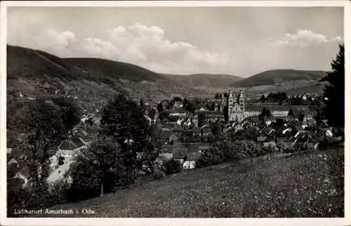 Ak Amorbach im Odenwald Unterfranken, Panorama