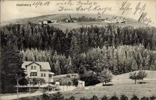 Ak Brotterode in Thüringen, Großer Inselsberg, Hotels