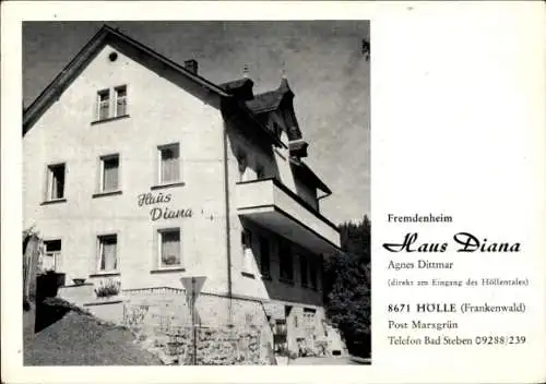 Ak Plößberg in der Oberpfalz, Fremdenheim Haus Diana