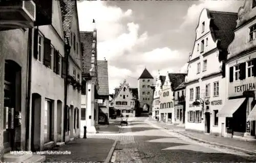Ak Wemding in Schwaben, Wallfahrtstraße