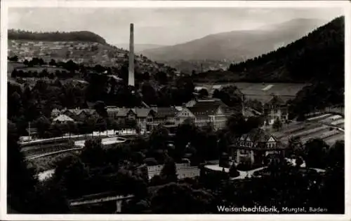 Ak Weisenbach im Murgtal Schwarzwald, Weisenbach-Fabrik