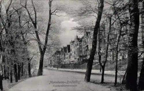 Ak Lindenhof Mannheim in Baden, Stephanienpromenade