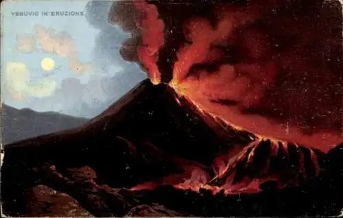 Ak Vesuvio in eruzione