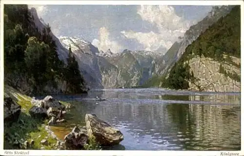 Künstler Ak Strützel, Otto, Königsee