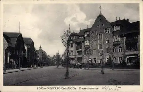 Ak Berlin Pankow Niederschönhausen, Tresckowstraße