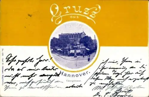 Ak Hannover in Niedersachsen, Georgstraße