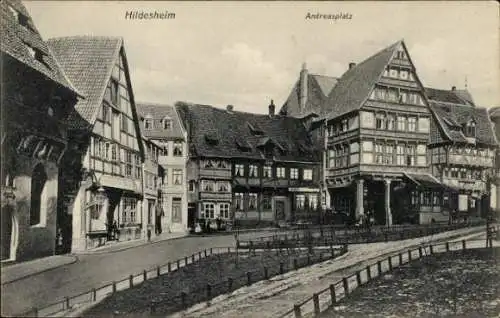 Ak Hildesheim in Niedersachsen, Andreasplatz