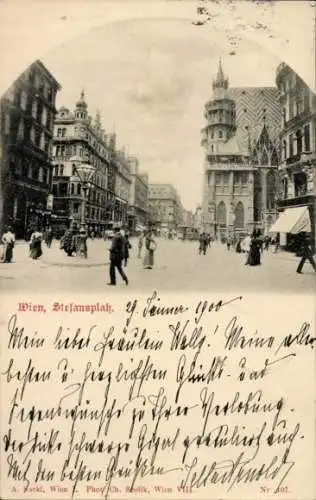 Ak Wien 1 Innere Stadt, Stephansplatz