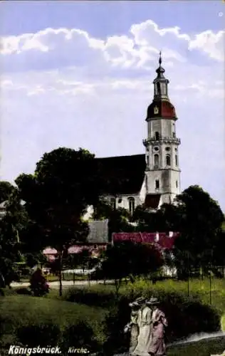 Ak Königsbrück in der Oberlausitz, Kirche