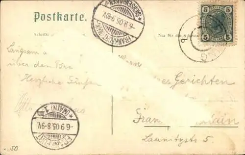 Ak Sterzing Vipiteno Südtirol, Blick durch denn Stadtturm