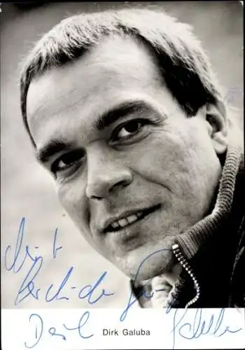 Ak Schauspieler Dirk Galuba, Portrait, Autogramm