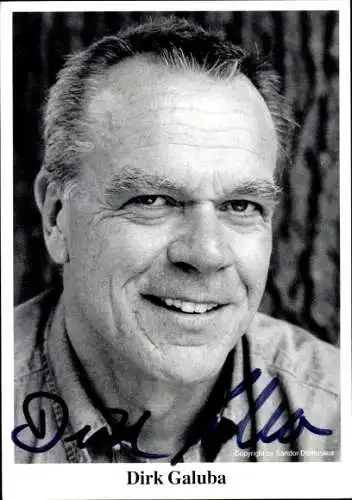 Ak Schauspieler Dirk Galuba, Portrait, Autogramm