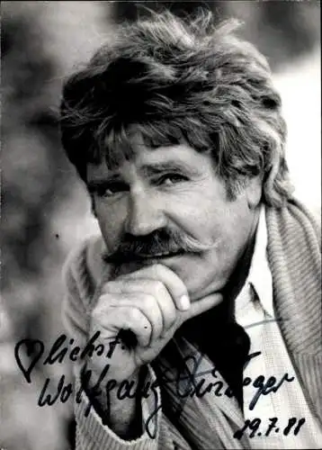 Ak Schauspieler Wolfgang Fürleger, Portrait, Autogramm