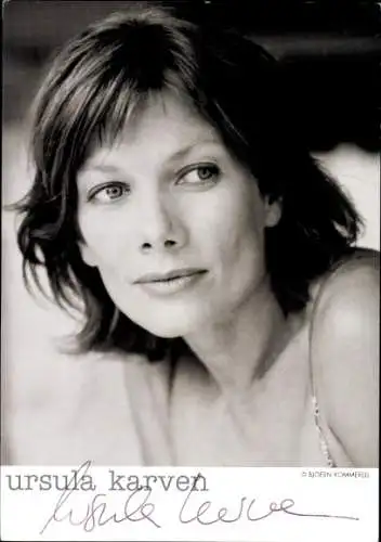 Ak Schauspielerin Ursula Karven, Portrait, Autogramm