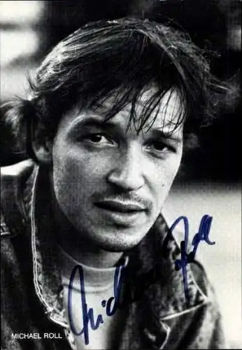 Ak Schauspieler Michael Roll, Autogramm, Portrait