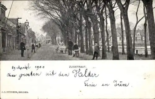 Ak Den Helder Nordholland Niederlande, Zuidstraat