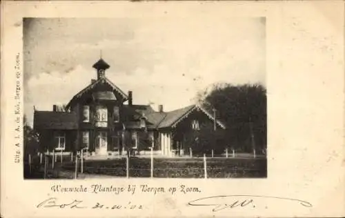 Ak Bergen op Zoom Nordbrabant Niederlande, Wouwsche Plantage