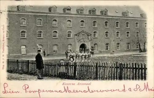 Ak Bergen op Zoom Nordbrabant Niederlande, Kaserne Arsenaal