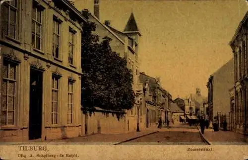 Ak Tilburg Nordbrabant Niederlande, Zomerstraat