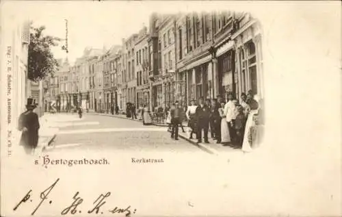 Ak's Hertogenbosch Nordbrabant Niederlande, Kerkstraat