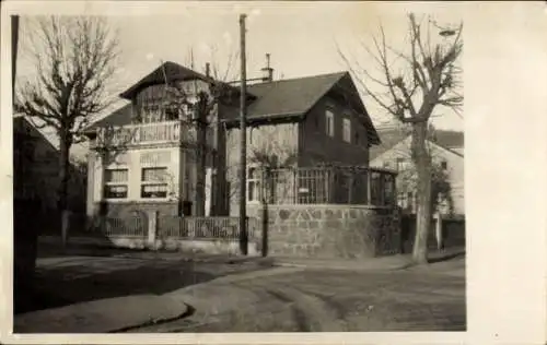 Foto Ak Dresden, Straßenpartie, Wohnhaus