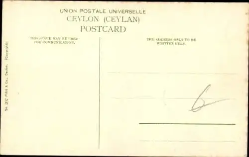 Ak Mount Lavinia Colombo Ceylon Sri Lanka, Strand, Meeresufer