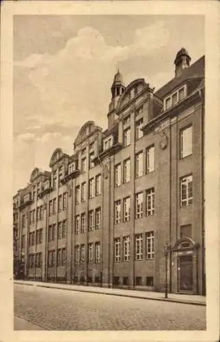 Ak Berlin Prenzlauer Berg, 228./279. Gemeindeschule, Pasteurstraße 5, Außenansicht