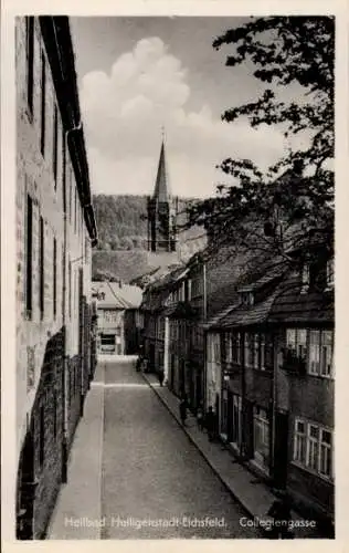 Ak Heilbad Heiligenstadt Eichsfeld Thüringen, Collegiengasse