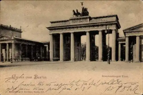 Ak Berlin Mitte, Brandenburger Tor