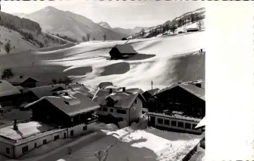 Ak Saalbach in Salzburg, Ort im Schnee