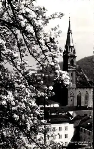 Ak Salzburg in Österreich, Franziskanerkirche