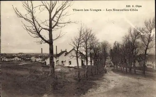 Ak Thaon les Vosges, Les Nouvelles Cités, Rue