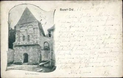 Ak Saint-Dié-des-Vosges, Kirche Notre Dame