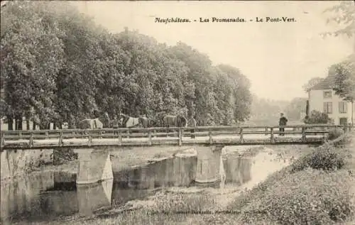 Ak Neufchâteau Lorraine Vosges, Spaziergänge, Pont-Vert