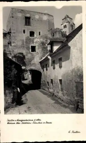 Ak Dürnstein an der Donau Wachau Niederösterreich, Stadttor, Kunigundenturm