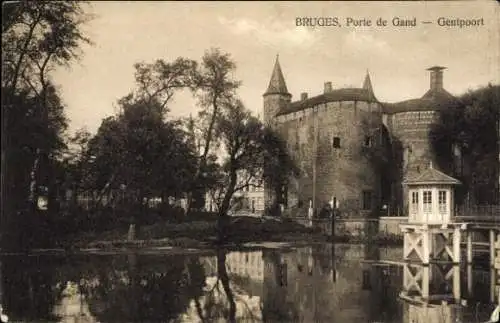 Ak Brügge Brügge Flandern Westflandern, Porte de Gent