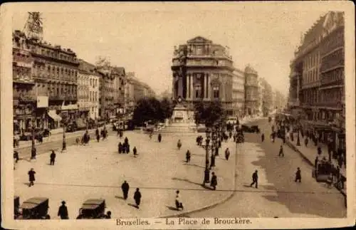 Ak Brüssel Brüssel, La Place de Brouckère