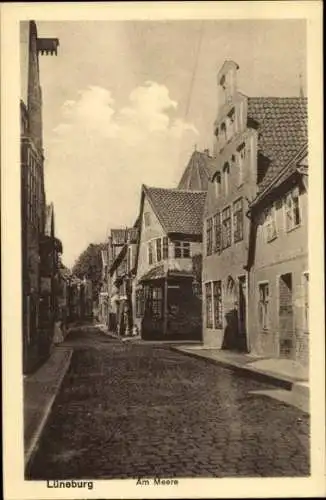 Ak Lüneburg in Niedersachsen, Am Meere, Giebelhaus