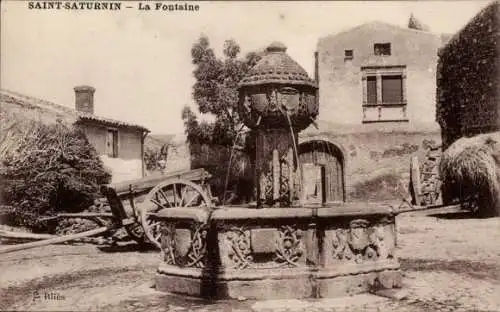 Ak Saint Saturnin Cher, La Fontaine