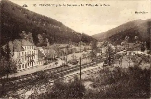 Ak Stambach Elsass Bas Rhin, la Vallee de la Zorn