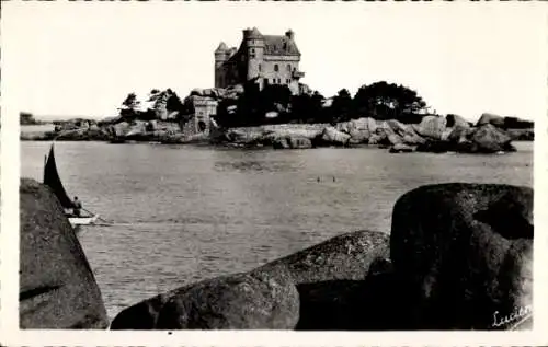 Ak Perros Guirec Côtes-d’Armor, Ploumanach, Chateau de Costaeres