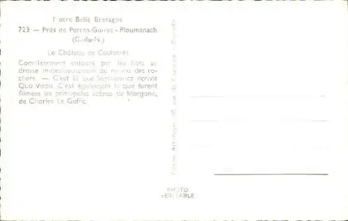 Ak Perros Guirec Côtes-d’Armor, Ploumanach, Chateau de Costaeres