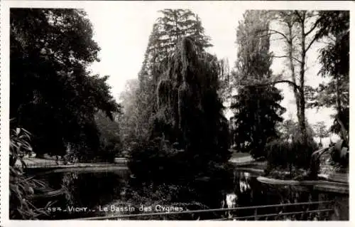 Ak Vichy Allier, Le Bassin des Cygnes