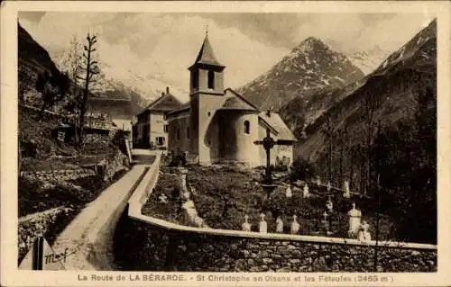 Ak La Berarde Isere, St. Christophe en Olsans, les Fetoules