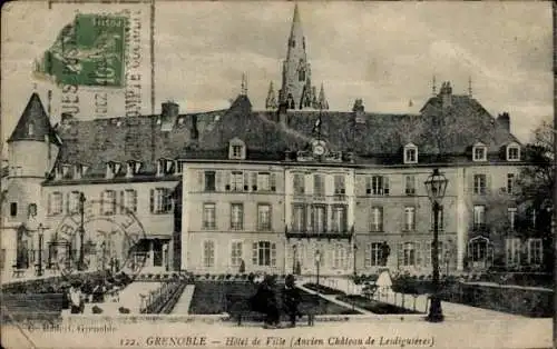 Ak Grenoble Isère, Rathaus, Ancien Chateau de Lesdiguieres