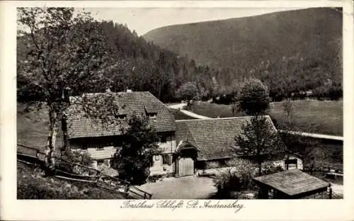 Ak Sankt Andreasberg Braunlage im Oberharz, Forsthaus Schluft