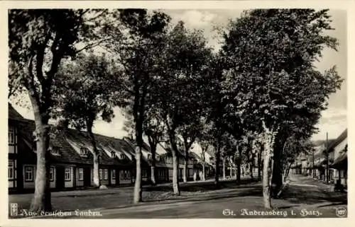 Ak Sankt Andreasberg Braunlage im Oberharz, Schützenstraße