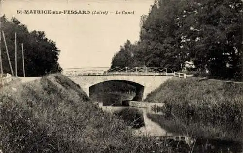 Ak Saint Maurice sur Fessard Loiret, Kanal